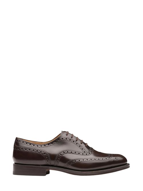 Scarpe Oxford Burwood in pelle Ebony CHURCH'S | EEB002F0AMA